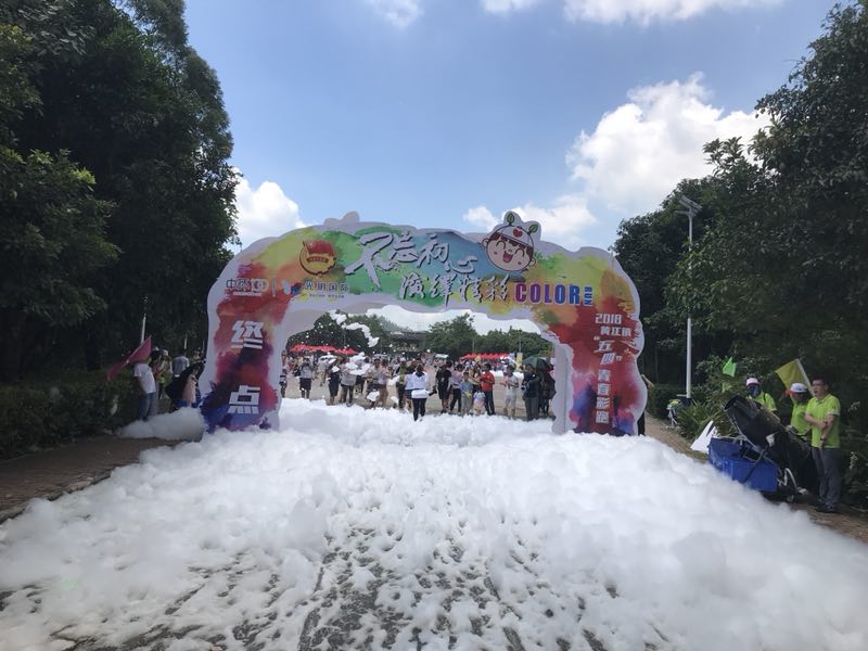 巨東物流_五四青春彩跑一年之約如期而至!擦出別樣火花!