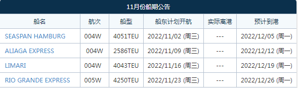 11月起，赫伯羅特這條中德快線CGX將新增掛靠上海和安特衛(wèi)普